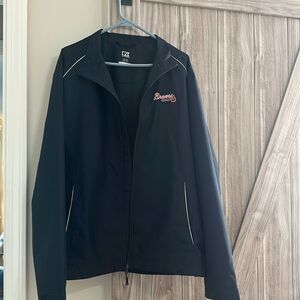 Atlanta Braves Cutter and Buck Weathertec Beacon Jacket